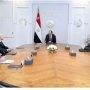 الرئيس السيسي يستقبل الرئيس التنفيذي لشركة إيني الإيطالية