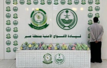 ضبط شخص لترويجه كمية من نبات القات المخدر بعسير