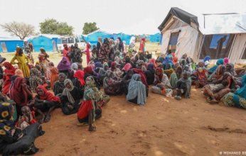 "نماء الخيرية" الكويتية توزع مساعدات غذائية ولحوما على آلاف اللاجئين السودانيين في تشاد