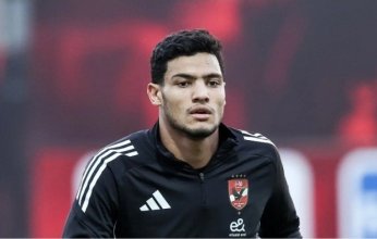 ارتجاج بسيط لمدافع الأهلي في مران اليوم