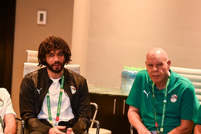 أبو ريدة يحفز لاعبي منتخب مصر المشارك في كأس العرب