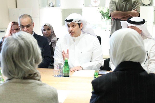 وزير الإعلام الكويتي يطلع على الموقف التنفيذي لمشاريع (الوطني للثقافة) الإنشائية