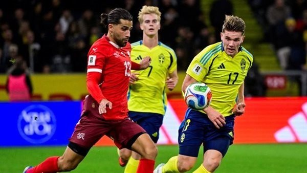 شاهد الأن.. بث مباشر لمباراة سويسرا والسويد في تصفيات كأس العالم