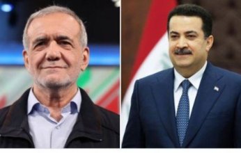 العراق وإيراني تبحثان سبل تعزيز العلاقات الثنائية بين البلدين