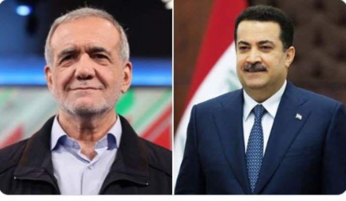 العراق وإيراني تبحثان سبل تعزيز العلاقات الثنائية بين البلدين