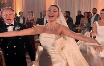 شاهد بالفيديو.. لقطات جديدة من حفل زفاف أروى جودة على وزوجها الإيطالي