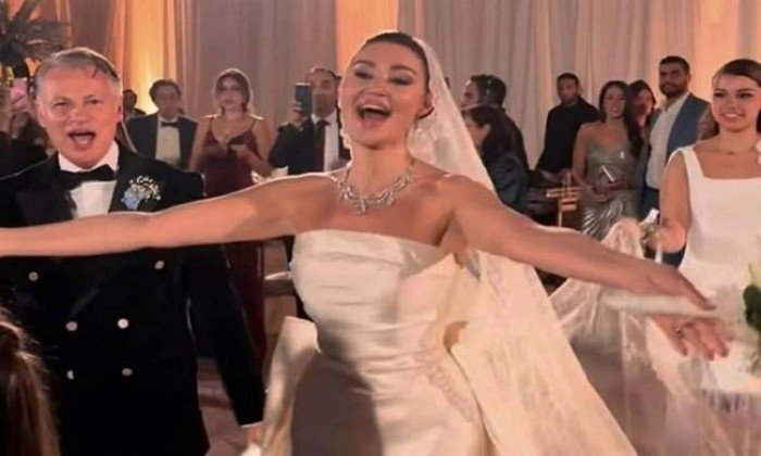 شاهد بالفيديو.. لقطات جديدة من حفل زفاف أروى جودة على وزوجها الإيطالي