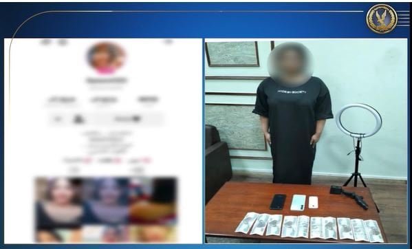 مصر.. ضبط صانعة محتوى لبثها فيديوهات خادشة للحياء