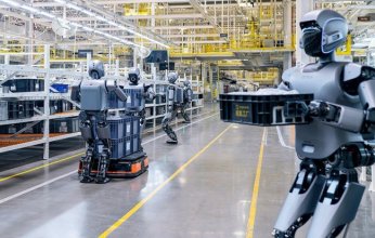 روبوتات صينية جديدة للعمل فى تجميع السيارات داخل المصانع