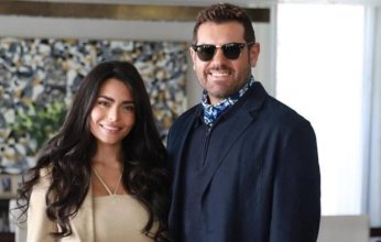 عمرو يوسف وأسماء جلال يحتفلان بالعرض الخاص لفيلم "السلم والثعبان"