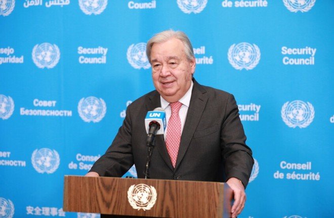 غوتيريش: أي قوة في غزة لابد أن تكون بتفويض أممي.. ويجب وقف الأعمال العدائية في السودان فورا غوتيريش: أي قوة في غزة لابد أن تكون بتفويض أممي.. ويجب وقف الأعمال العدائية في السودان فورا