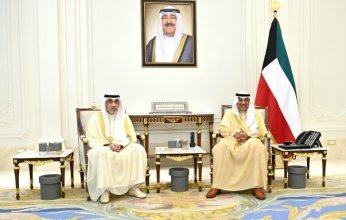 استقبالات ولي العهد الكويتي اليوم