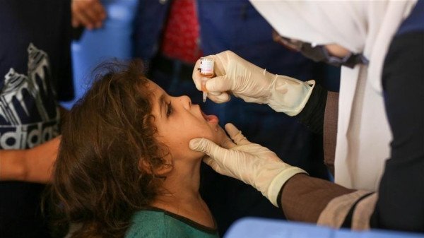 وزارة الصحة الفلسطينية تعلن بدء استكمال حملة تطعيم الأطفال في قطاع غزة وزارة الصحة الفلسطينية تعلن بدء استكمال حملة تطعيم الأطفال في قطاع غزة