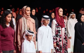 الشيخة موزا تشهد العرض الموسيقي "قطر جنة" لمدارس مؤسسة قطر(صور)