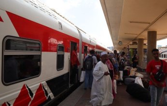 سكك حديد مصر تسيِّر القطار الـ41 لتسهيل العودة الطوعية للمواطنين السودانيين