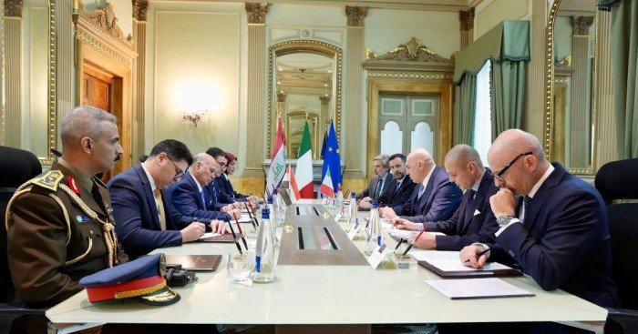 مباحثات إيطالية - عراقية لتعزيز التعاون العسكري والأمني بين البلدين مباحثات إيطالية - عراقية لتعزيز التعاون العسكري والأمني بين البلدين
