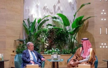 ولي العهد السعودي يبحث مع الأمين العام للامم المتحدة في الرياض جهود تعزيز الامن والاستقرار العالمي