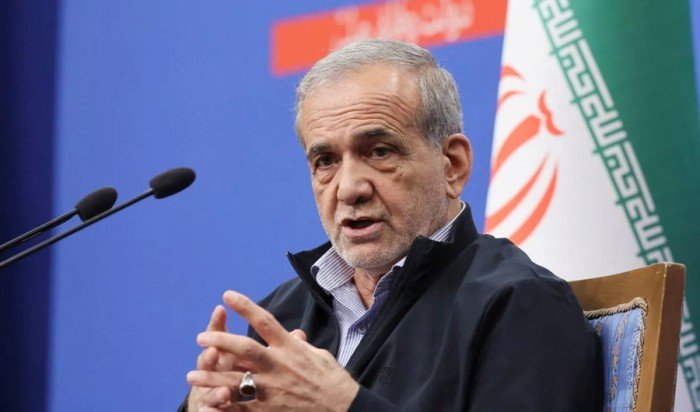 بزشكيان: ترامب ونتنياهو وأوروبا أثاروا التوتر في أحدث احتجاجات بزشكيان: ترامب ونتنياهو وأوروبا أثاروا التوتر في أحدث احتجاجات