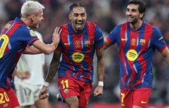 للمرة الـ 16.. برشلونة يتوج بكأس السوبر الإسباني