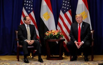 الرئيس السيسي يجري مباحثات مع ترامب على هامش منتدى دافوس