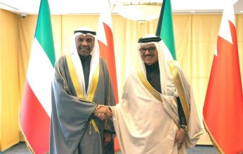 وزير الخارجية الكويتي يلتقي نظيره البحريني ويترأسان أعمال اللجنة المشتركة الكويتية - البحرينية