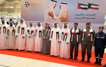 سفير الكويت لدى الإمارات يشارك في فعالية بمطار أبوظبي ضمن أسبوع (الإمارات والكويت.. إخوة للأبد)