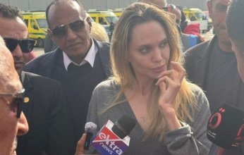 أنجلينا جولي تثمن دور وزارة الصحة المصرية في علاج الجرحى والمرضى الفلسطينيين