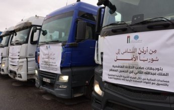 الأردن يواصل دعمه الإنساني لسوريا بإرسال 51 شاحنة إغاثة