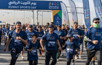تسليم عدة السباق للمشاركين بيوم الكويت الرياضي غدا وبعد غد