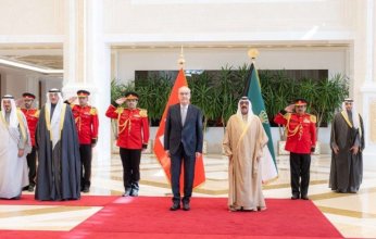 أمير الكويت ورئيس الاتحاد السويسري يعقدان جلسة مباحثات رسمية