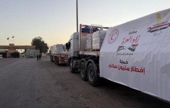 الهلال الأحمر المصري: 197 ألف سلة غذائية لغزة عبر قافلة «زاد العزة» ضمن حملة إفطار مليون صائم