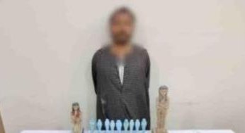 ضبط 509 قطع أثرية بحوزة عامل في أسيوط بعد تنقيب غير مشروع