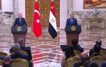 بث مباشر.. مؤتمر صحفي للرئيس السيسي ونظيره التركي
