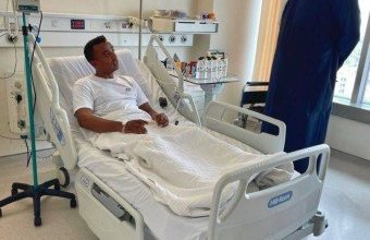 وزير الدفاع يطمئن على صحة الرقيب فهد جوهر لإصابته أثناء تأدية عمله