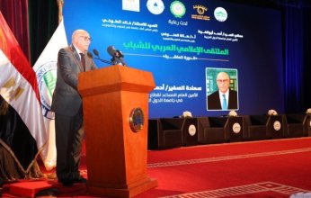 السفير خطابي يشارك في الملتقى الإعلامي العربي للشباب في دورته العاشرة بجامعه مصر للعلوم والتكنولوجيا