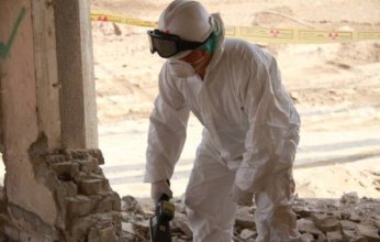 "هيئة الطاقة الذرية العراقية تشرف على إزالة التلوث الإشعاعي من جسر الطوبجي ببغداد"
