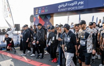 21 ألف شخص يشاركون في "يوم الكويت الرياضي" يتقدمهم وزير الشباب والرياضة