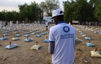 "النجاة الخيرية" توزع 2000 سلة رمضانية للاجئين السودانيين في تشاد