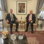 لقاء رسمي بين السفير د.فائد مصطفى والسفير أمجد العضايلة لتعزيز التعاون العربي الأردني 4 khaligyoun82541