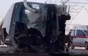 انقلاب حافلة لاعبي الاتحاد السكندري