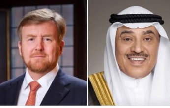 ولي العهد الكويتي يتلقى اتصالا هاتفيا من ملك هولندا