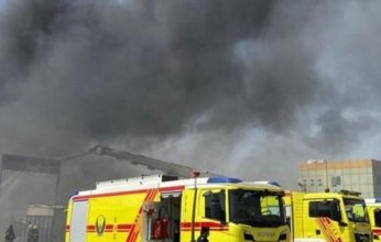 الامارات.. .حريق فى منطقة الصناعة البترولية بالفجيرة