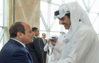 أمير قطر والرئيس المصري يبحثان في الدوحة تطورات الأوضاع الإقليمية