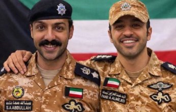أمير الكويت يبعث ببرقيتي تعزية في استشهاد المقدم ركن عبد الله الشراح والرائد فهد المجمد