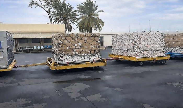 وزارة التجارة والصناعة: وصول أولى رحلات «الكويتية» لنقل المواد الغذائية الطازجة إلى البلاد وزارة التجارة والصناعة: وصول أولى رحلات «الكويتية» لنقل المواد الغذائية الطازجة إلى البلاد