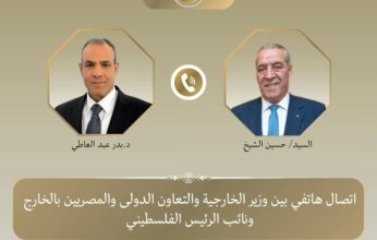 مصر.. وزير الخارجية يبحث هاتفيًا مع نائب الرئيس الفلسطيني تطورات الأوضاع في الأراضي الفلسطينية المحتلة
