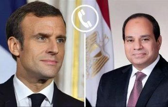 الرئيسان المصري والفرنسي يؤكدان ضرورة تكثيف الجهود لاحتواء التصعيد بالمنطقة
