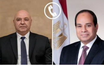 الرئيس السيسي يؤكد دعم مصر الكامل لسيادة لبنان وسلامة أراضيه
