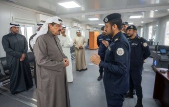 رئيس الوزراء الكويتي يتفقد منفذ النويصيب الحدودي