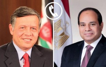 الرئيس السيسي وملك الأردن يبحثان وحدة الموقف المصري الأردني في ضرورة خفض التصعيد والتوتر الراهن